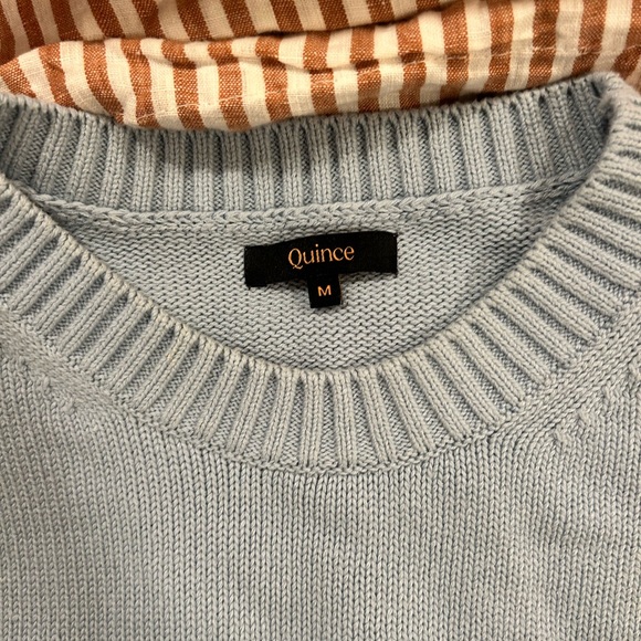 Quince Sky Blue Knit Pullover - Picture 3 of 4